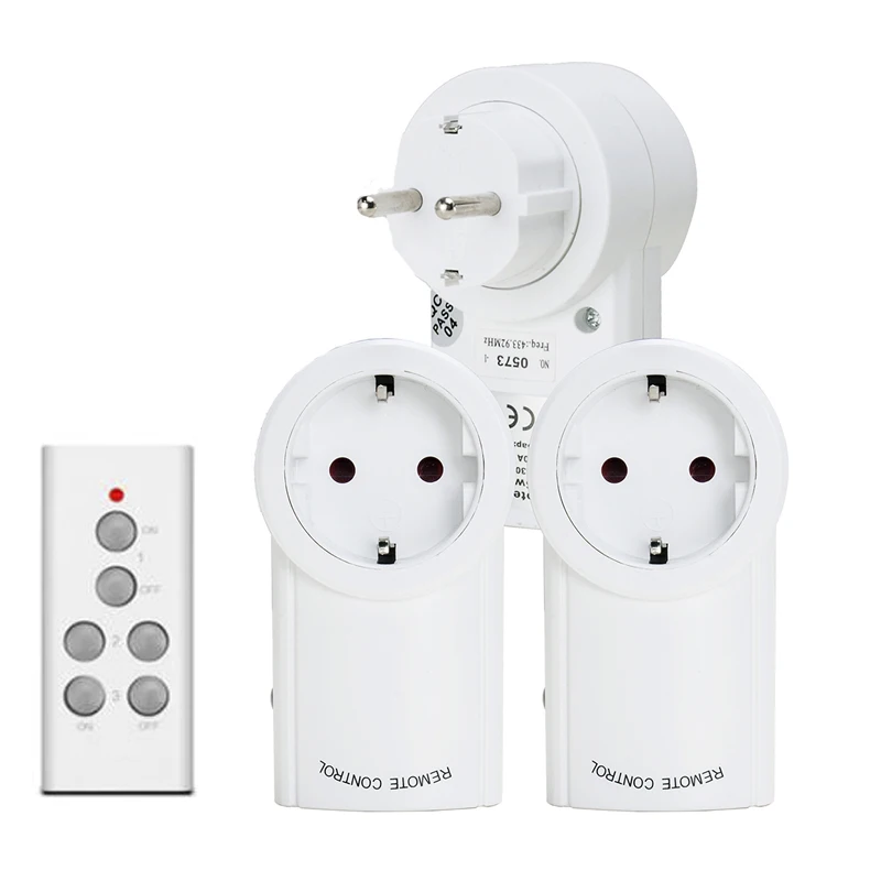 

Universal smart socket RF eu socket plug 433.92mhz learning code outlet plug wireless remote control compatible Broadlink pro+