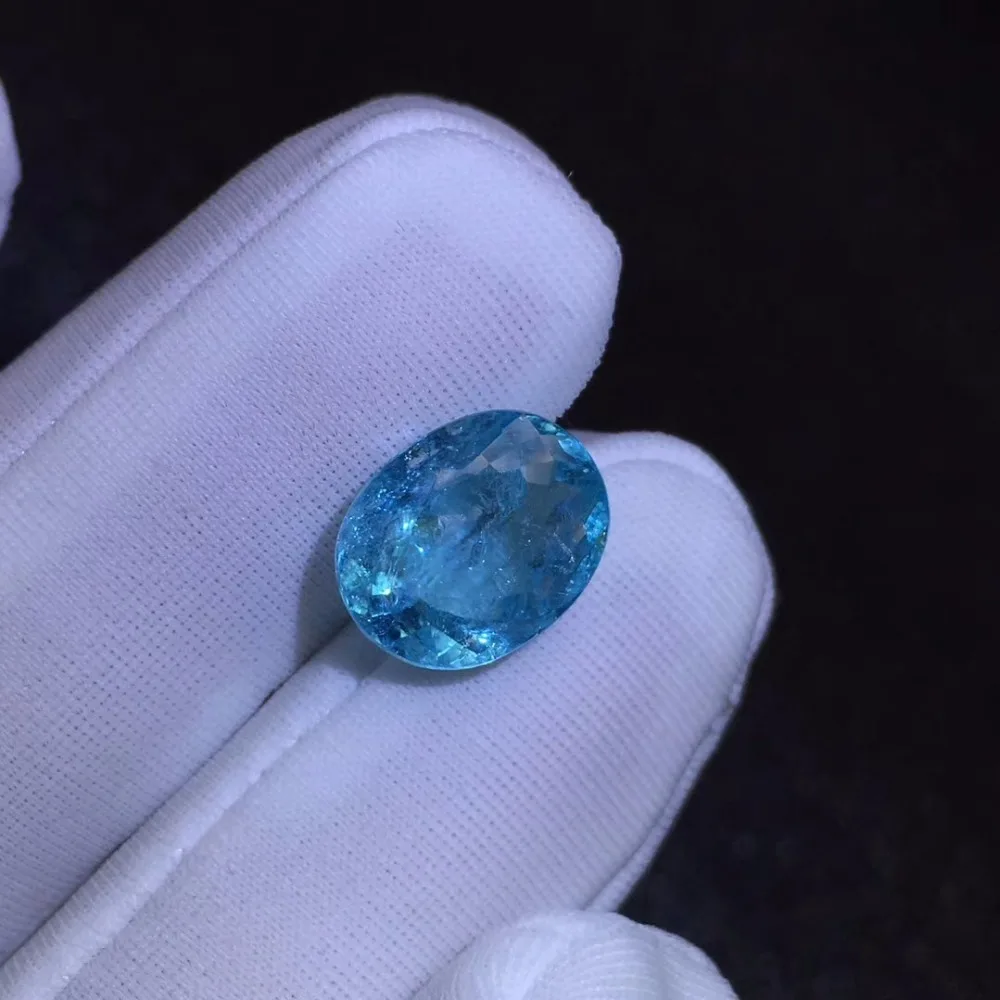 

AIGS Certificate 3.64ct Natural Neon Blue Paraiba Tourmaline Gemstones Loose Stones Loose Gems