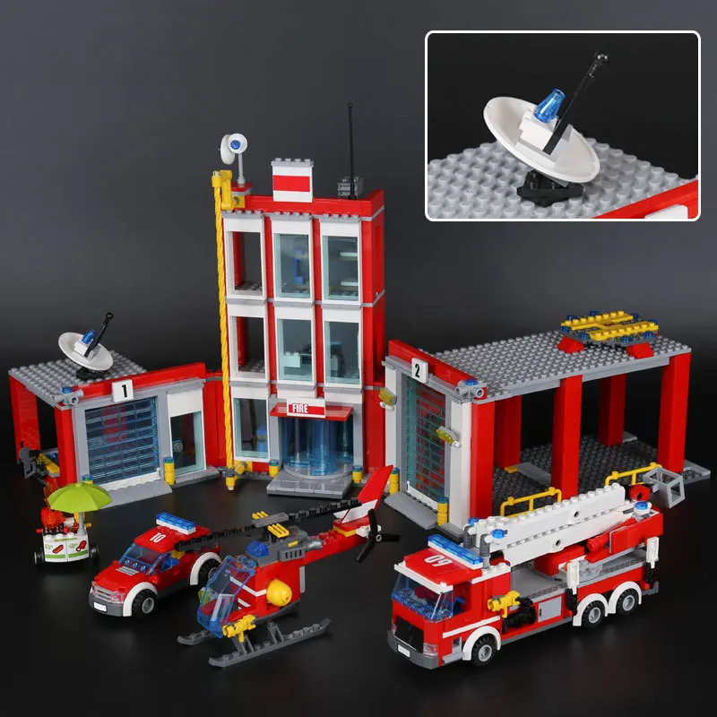 Lepin 02052 Creative City Series Educational Toys Fire Safety Director Children's Toys Compatible Legoings 60110 Lepin 02052 Creative City Series Educational Toys Fire Safety Director Children's Toys Compatible Legoings 60110