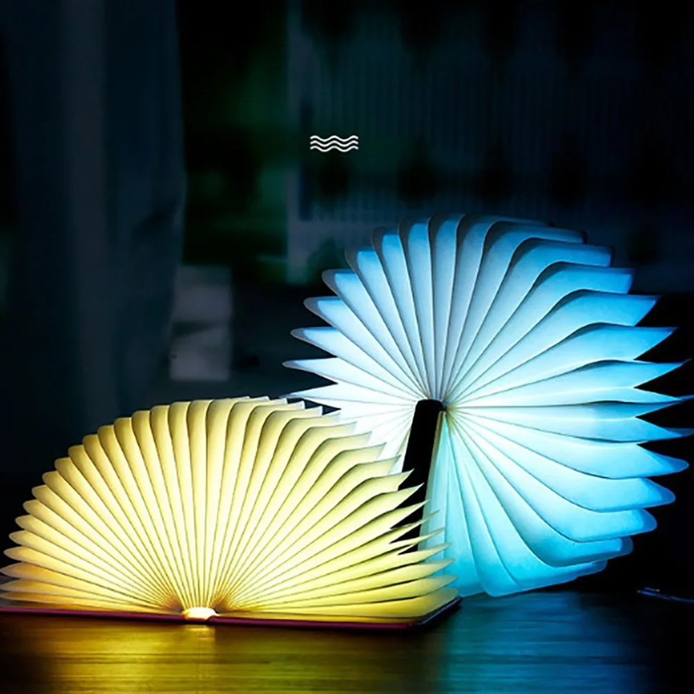 

Portable USB Rechargeable LED Magnetic Foldable Wooden Book Lamp Night Light Desk Lamp Hot Sale for Home Decoration
