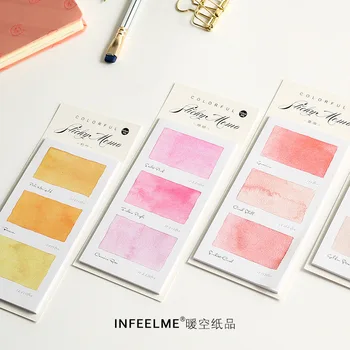 

Watercolor Memo Pads Cute Kawaii Sticky Notes Pegatinas Notas Adhesiva