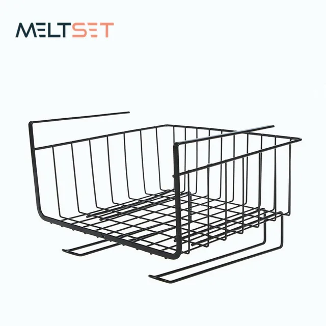 Cheap Multi Functional Iron Home Storage Basket Cabinet Storage Rack Durable Wire Kitchen Rack Organizer Cupboard Storage Shelf