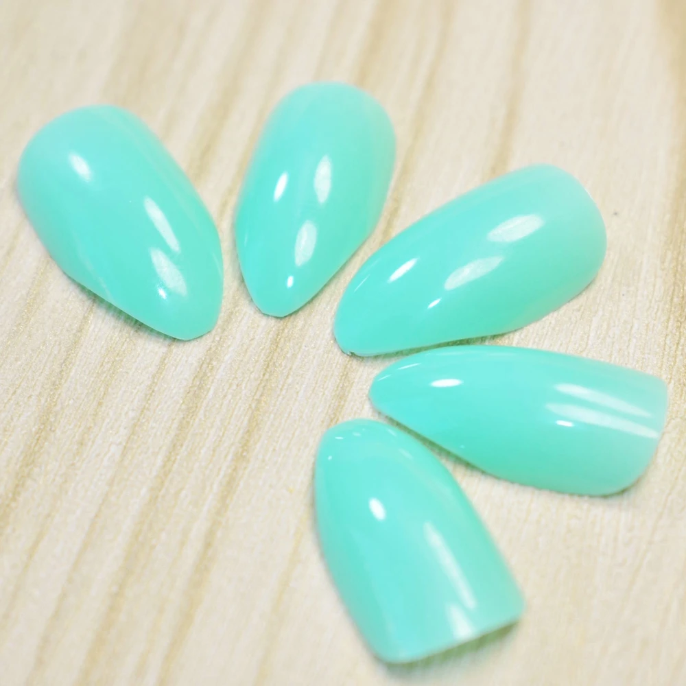 Conjuntos de Doces Roxo Verde Rosa Quente Vermelho Stiletto Ponto Forma Unhas Falsas Cobertura Completa Artificial Falso Unha Fuax Ongles 8 Cor Uva 5 unhas falsas cobertura completa artificial falso prego fuax ongles
