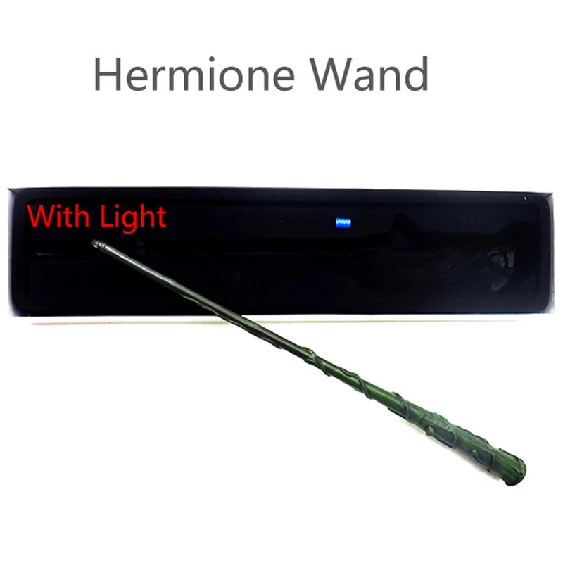 

2018 New Hermione Granger Magicl Wand With light Luminous Boys Children Play Magical Tricks Jean Wands Toy With Gift Box Packing