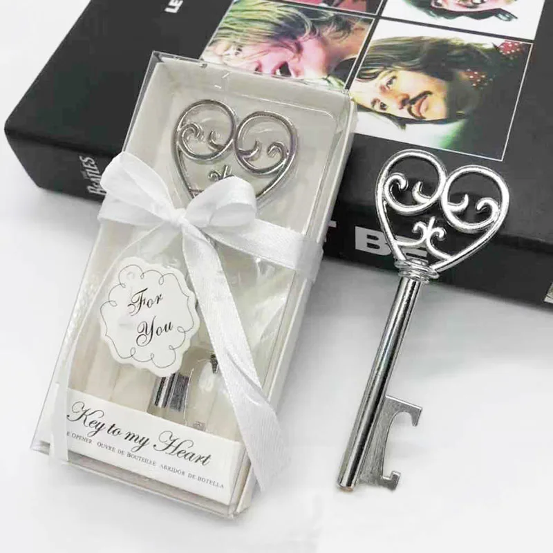 

Love in My Heart Bottle Opener Stainless Steel Wedding Party Return Gift Souvenirs for Guests Kitchen Tools Table Decor Favors