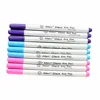 Stylo marqueur en tissu Soluble dans l'eau, 3 pièces/lot, bleu, rose, violet, avec gomme, AA7221 ► Photo 2/4