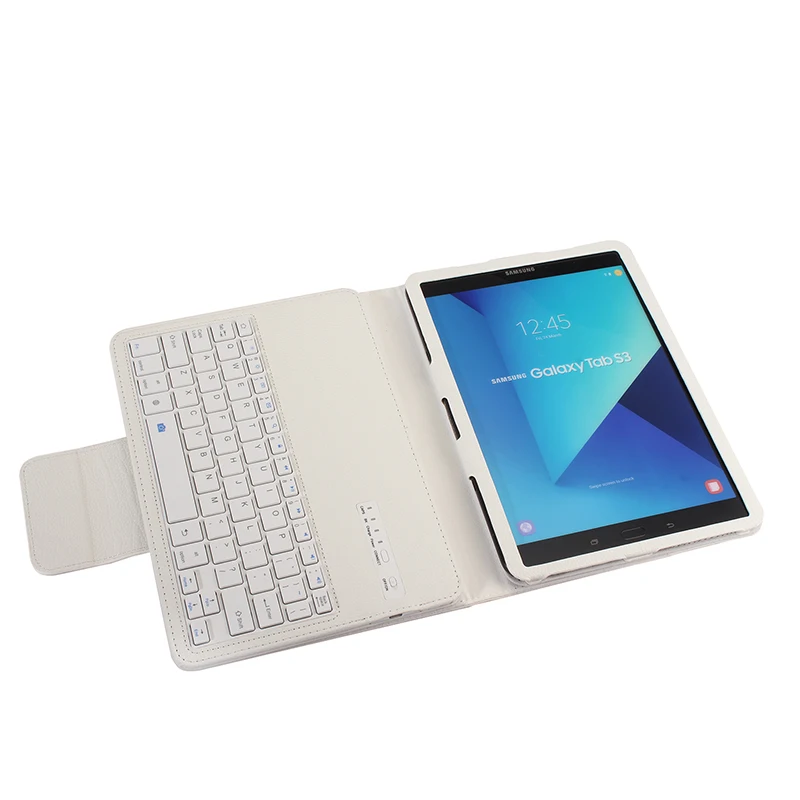 Bluetooth клавиатура чехол для Samsung Galaxy Tab S3 9 7 Флип Роскошный PU кожаный умный T820 T825