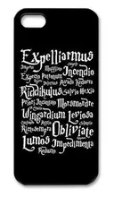 Harry Potter Magic Spell DIY Custom Printed Mobile Phone Case Cover for Iphone 4 4s 5