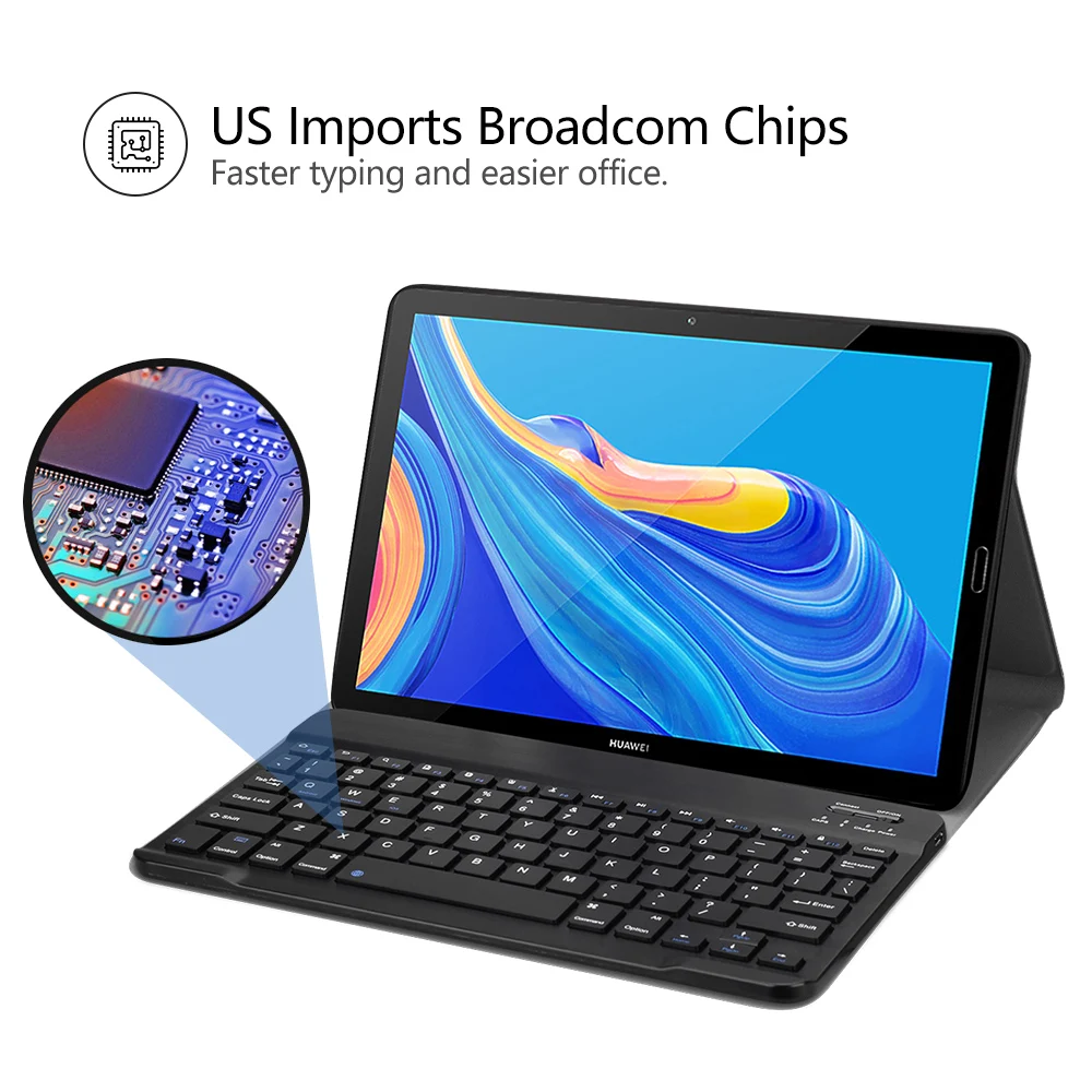 Чехол для huawei mediapad M6 10," Pro Беспроводная Bluetooth клавиатура полный защитный портативный чехол-клавиатура для VRD-L09