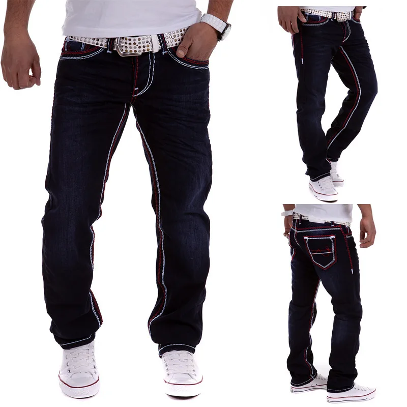 Внешняя торговля eBay весна и осень Новый стиль Для мужчин модные джинсы