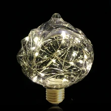 1 шт. AC85-265V Led искусство лампа E27 светодиодные гирлянды Рождество освещение прозрачный Рождественские огни в помещении для украшения дома