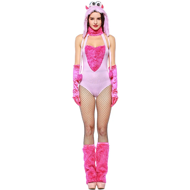 Женский костюм на хэллоуин розовый с животными|furry cosplay costumes|cosplay sexy costumeshalloween |