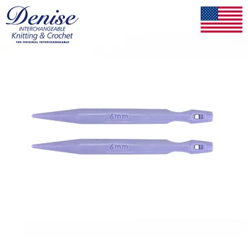 

Denise Sharp Short Tips Interchangeable Needle Tips Handknitting Tools for Lace and Cable Work