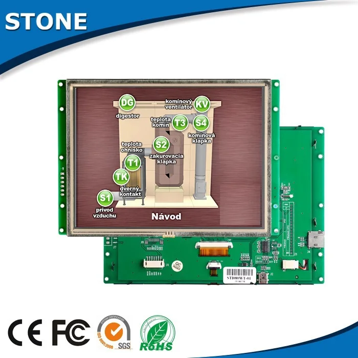 

4.3" Replacement Touch Screen Color LCD With CPU And MCU Interface