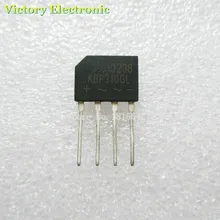 10PCS/Lot KBP310 KBP310GL 3A 1000V Bridge Rectifier New Original Wholesale Electronic