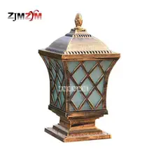 Высокое качество мода голову светодиодный настенный светильник Водонепроницаемый Стигма свет Fixturex квадратный двери столб лампы наружного освещения 220 В(180* 180