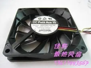 Для Sanyo 8 см вентилятор охлаждения 8015 12 В 0.20A 109P0812H706Thin fan трехпроводный Вентилятор |