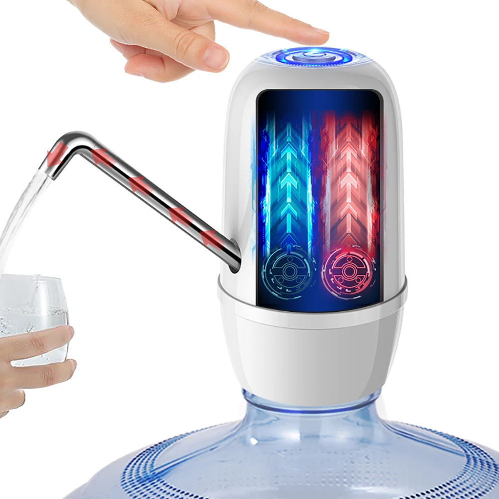 Dispensador De Agua Fria Electrico Embotellada Bottled Cold Drinking Water Dispenser Tap Electric Dual Pumps Faucet For A Bottle