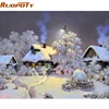 RUOPOTY Frame Snow Landscape DIY Painting By Numbers Kit Acrylic Paint On Canvas Calligraphy Painting Unique Gift For Home Decor ► Photo 1/6