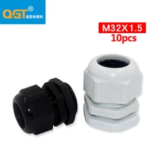 10 шт Высокое качество IP68 M32 Водонепроницаемый нейлоновый кабельный сальник для герметизации провода