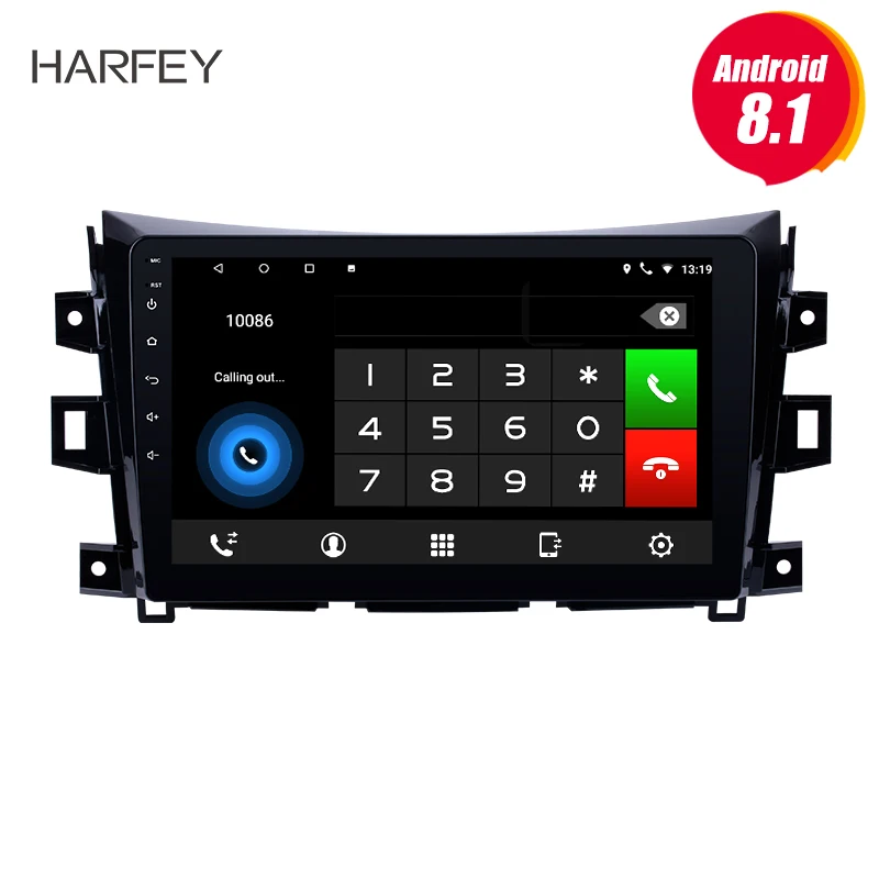 

Harfey 10.1" Android 8.1 Bluetooth GPS Nav Stereo Head Unit Video for Nissan NAVARA Frontier NP300 2011-2016 DAB+ Radio SWC