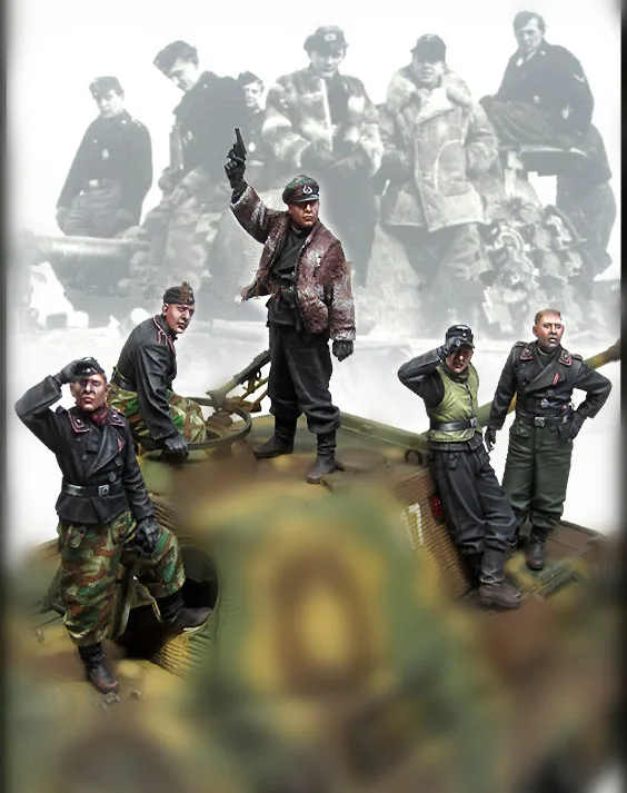 1/35 модельная фигурка из смолы комплект Неокрашенный E142|Наборы для сборки