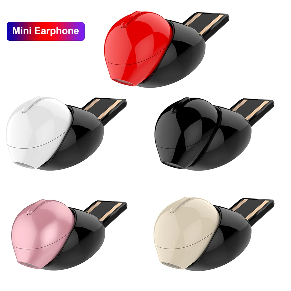 

X20L TWS Bluetooth 4.2 Wireless Ear Piece IPX5 Waterproof Mini Headset One Key Control Invisible Earphone with USB Charging Box