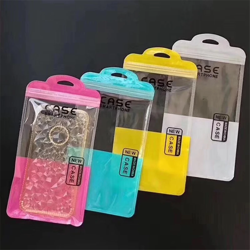 

3000ps 11.5X20.5cm multicolor self sealing Packaging Plastic Bag transparent waterproof Moisture-proof Package storage Bag pouch
