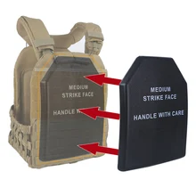 Тактический жилет перегородка страйкбол защитный нагрудный коврик военный SAPI Ударная пластина охотничий жилет аксессуары