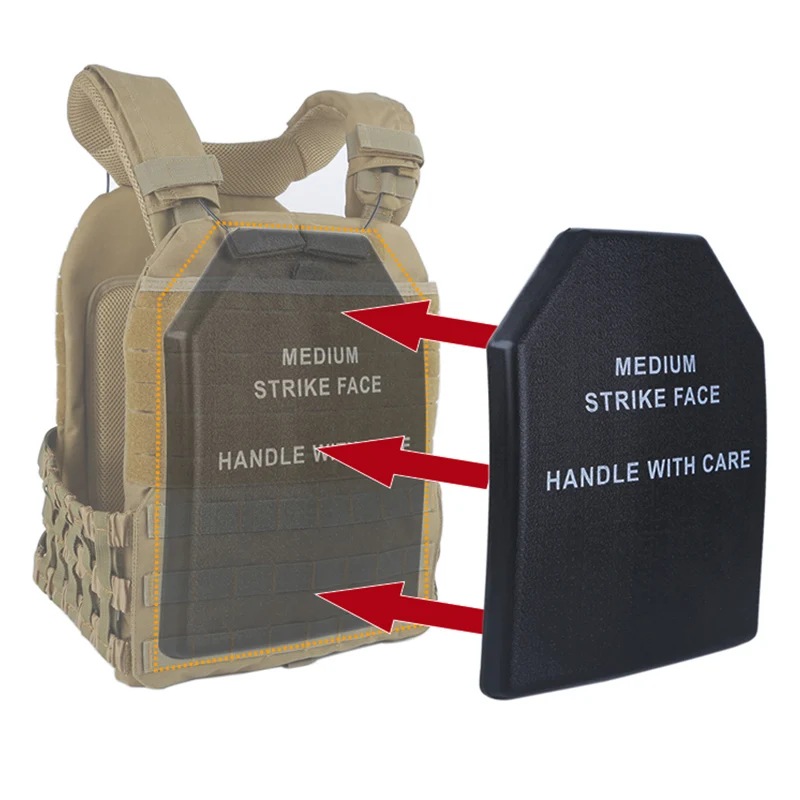 

Tactical Vest Baffle Airsoft Protective chest pad Military SAPI Shock Plate Hunting Vest accessories