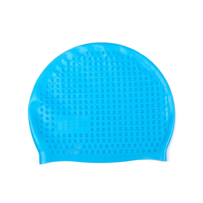 5 Colors Silicone Rubber Swimming Caps Unisex Swimming Caps Adult Men Women Waterproof Swim Caps Hat Swimming Accessories