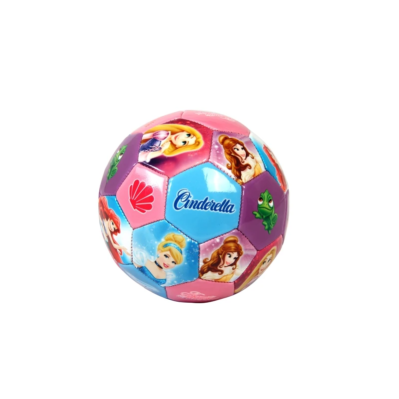 DISNEY size 2# Colorful Mermaid Princess Girls toy Soccer ball Cartoon PVC Outdoor funny family Playing Football ball for Kids (6)