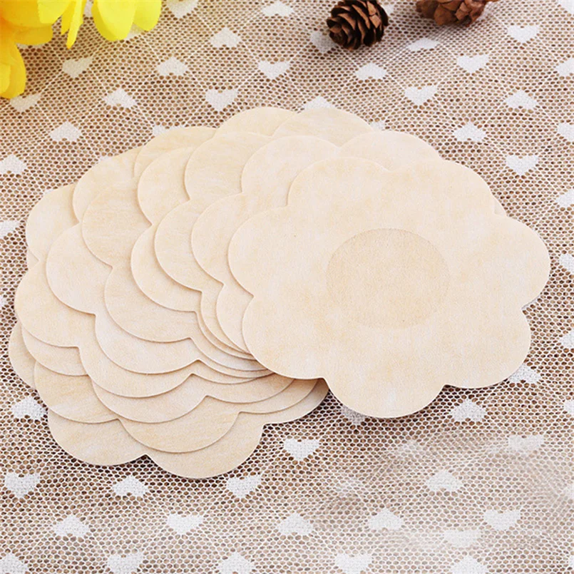 5pairs/pack Disposable Adhesive Breast Petals Women Seamless Invisible