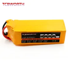 6S 22.2V 5000mAh 35-70C RC LiPo battery For RC Airplane Helicopter Quadrotor AKKU Drone Li-ion battery