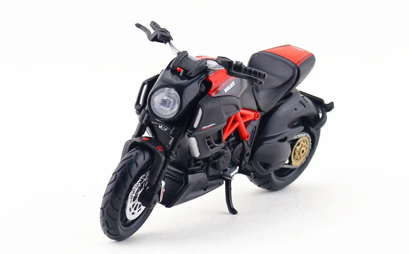 Maisto Ducati мотоциклетная игрушка 1:18 сплав мотоцикл эмуляция Diavel углеродная модель игрушки для детей