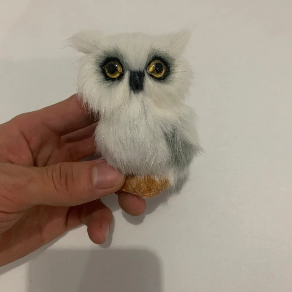 

Harri Potter Hedwig owl model Simulation Animal Birds Q Version Malfoy Ron Weasley Hermione Dobby Owl Hedwig Plush Pendant Toys