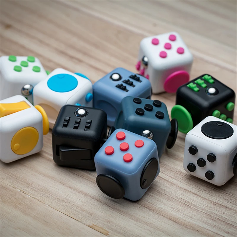 Fidget Spinner Stress Cubes Focus Attention Toy Fidget Cube Relieves Magic Cube Novetly Hand Spinner Toy Storage Box For Choose Magic Cube Cube Cubecube Magic Aliexpress