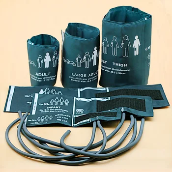 

6 sizes(Neonate,Infant,Child,Adult,Large Adult,Thigh )reusable Blood Pressure Cuff ,without NIBP connector,Dual air hose 40cm