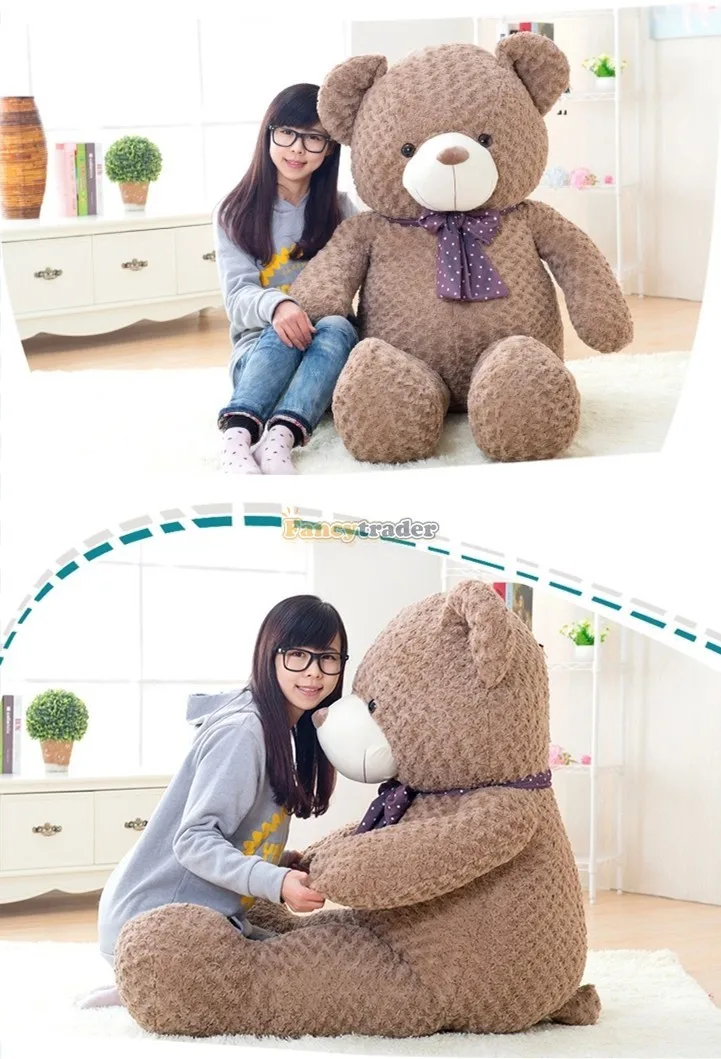 Fancytrader 63'' 160cm Big Giant Stuffed Plush Cute Teddy Bear, Valentine's Day Gift 4 Colors, FT90553 (9)