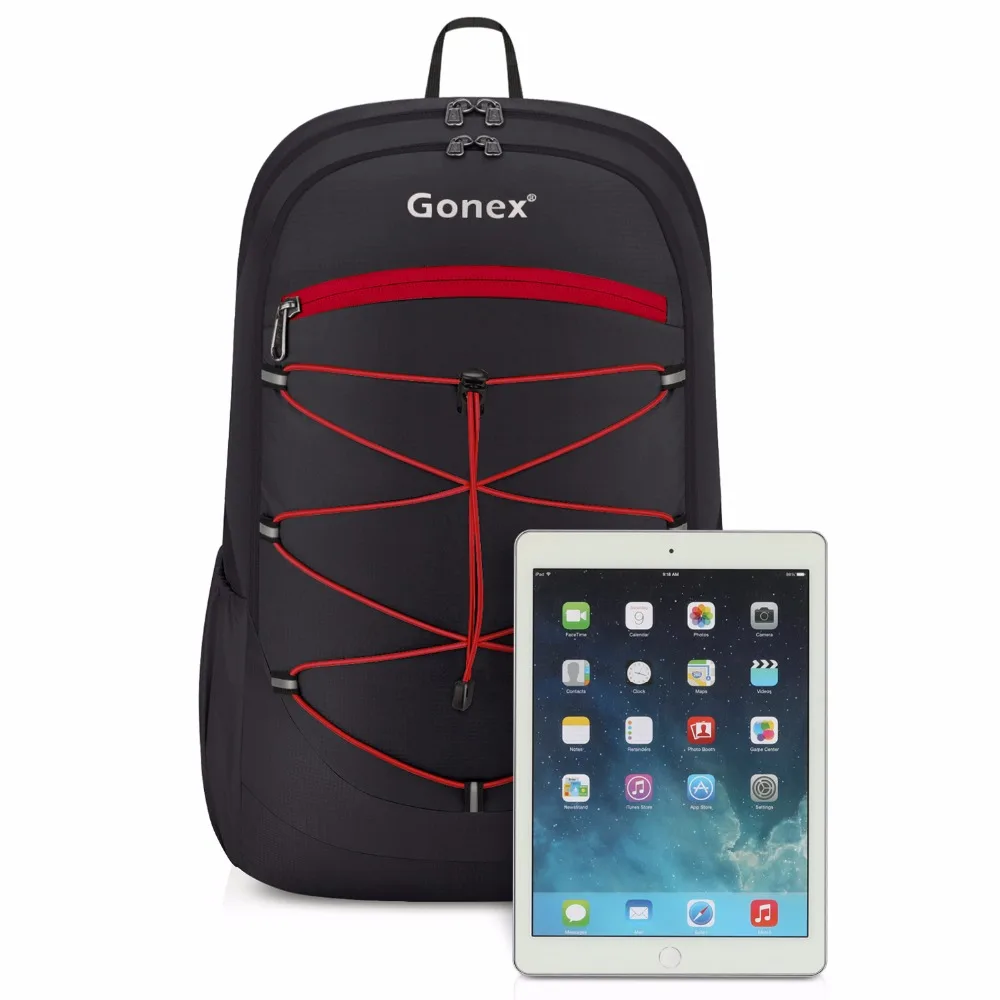 Gonex 25л Сверхлегкий складной рюкзак, походный рюкзак, удобный складной рюкзак для кемпинга, путешествий, велоспорта, школы