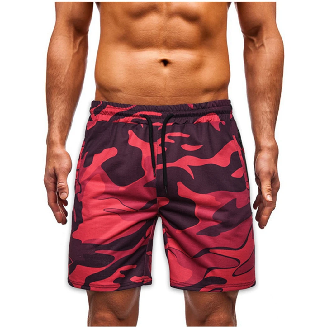 Новинка, мужские камуфляжные шорты, летние спортивные штаны, большие размеры, шорты для фитнеса с карманами, спортивная одежда, свободные камуфляжные шорты, мужские джоггеры