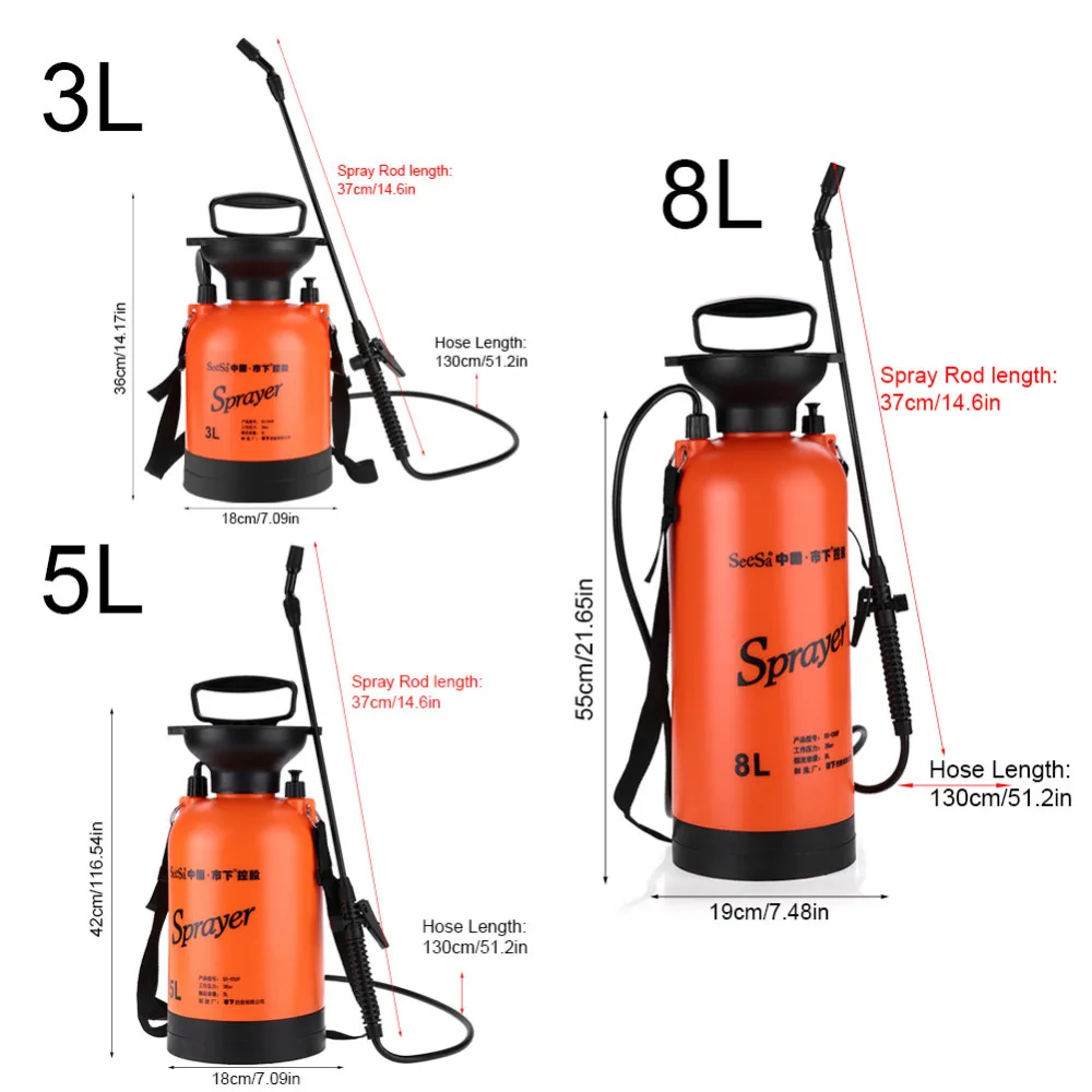Садовый распылитель, тип воздушного давления с плечевым ремнем для сельского хозяйства, садовый инструмент, садовый распылитель давления