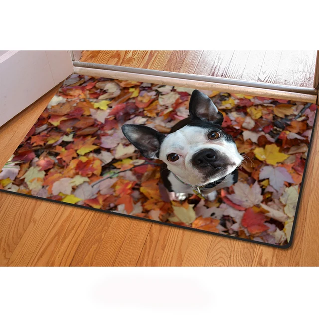 3D Dog Printed Entrance Floor Mat Living Room Decorative Door Mats
