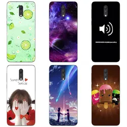 На Алиэкспресс купить чехол для смартфона soft silicone phone cases for alcatel 1x 2019 soft tpu material phone case back cover coque print painting flower style