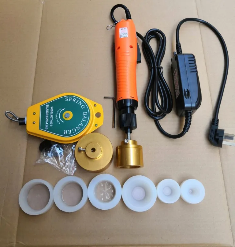 Large Torque Capping Machine Handheld Wearable Electric Sealing Bottles And Packing Equipment