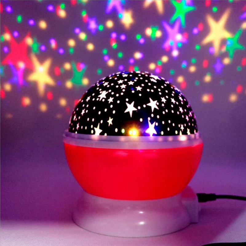 Night Light Stars Starry Sky LED Night Light Projector Moon Lamp Battery USB Kids Gifts Children Bedroom Lamp Projection Lamp (11)