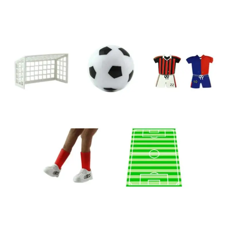 10pcs/set Finger Soccer Toy Plastic Kids Desktop Finger Football Toy