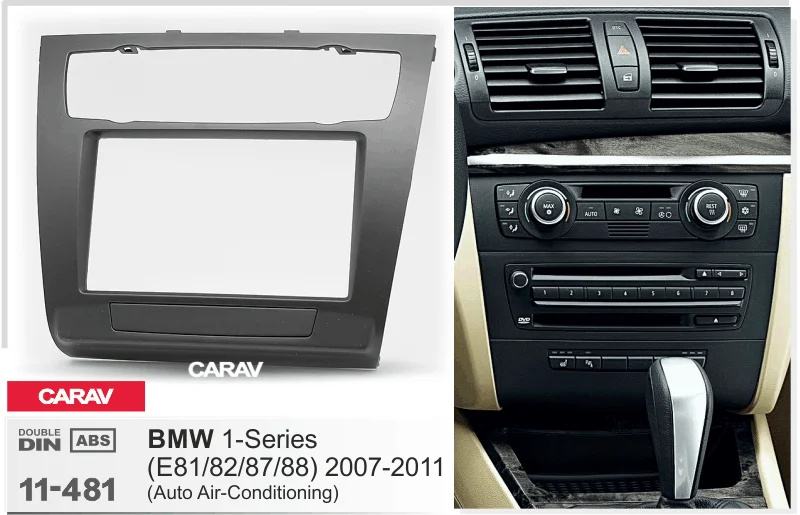 Carav 11-481 Double Din Fascia For Bmw 