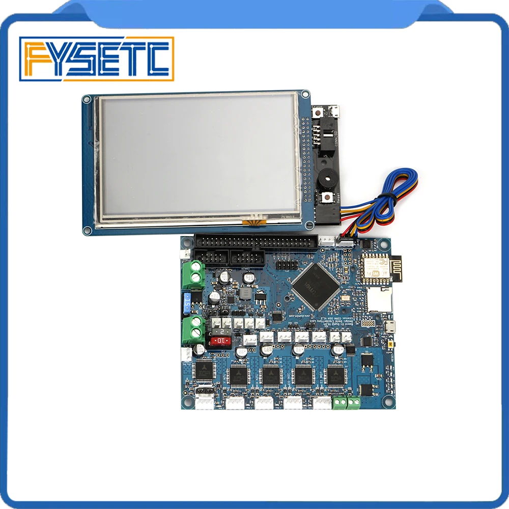 Цена Duet 2 Wifi V1.04 клонированный DuetWifi Расширенный 32 бит электронный с 4,3