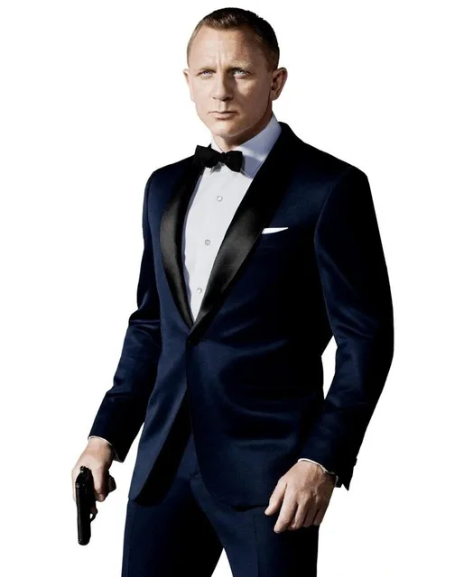 

High Quality One Button Groomsmen Notch Lapel Groom Tuxedos Men Suits Wedding/Prom Best Man Blazer ( Jacket+Pants+Tie) A84